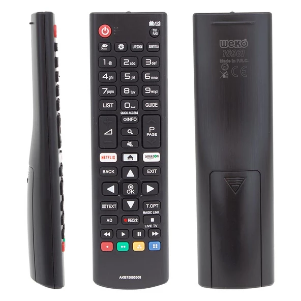 Ayt Weko LG Uyumlu AKB75095308 Netflix Amazon Lcd Led Tv Kumandası CAS65BN708