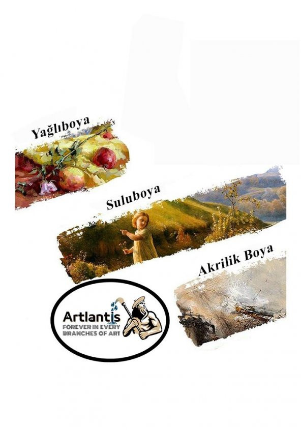 Fırça Seti 10 Lu Resim Fırçası 1 Paket Suluboya Akrilik Boya Guaj Boya Yağlı Boya Fırca Seti Kesik Yelpaze - 6