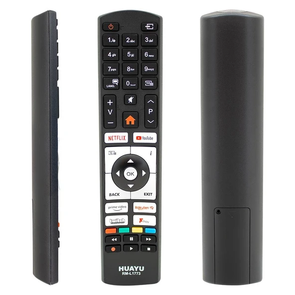 Ayt Huayu RM-L1773 Vestel Netflix YouTube Prime Vide Tuşlu Universal Akıllı Kumanda Lcd Led Tv Kumandası ürün görseli 1