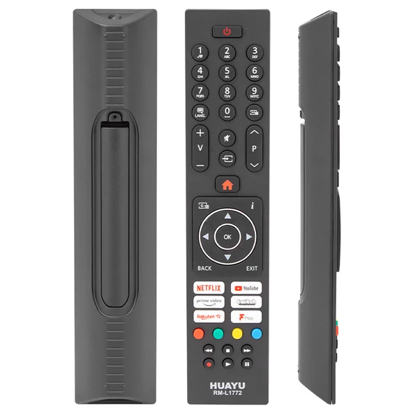 Ayt Huayu RM-L1772 Netflix YouTube Twitch Prime Video Tuşlu Universal Lcd Led Tv Kumandası - 3