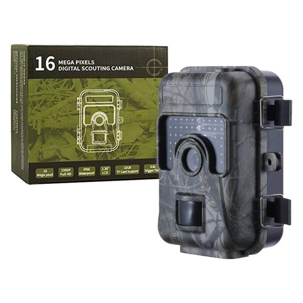 Powermaster HH-662V2 16 Mp 1080P 38 LED Pır Sensörlü Fotokapan Kamuflaj Kamera Askeri Orman Fotokapan - 3