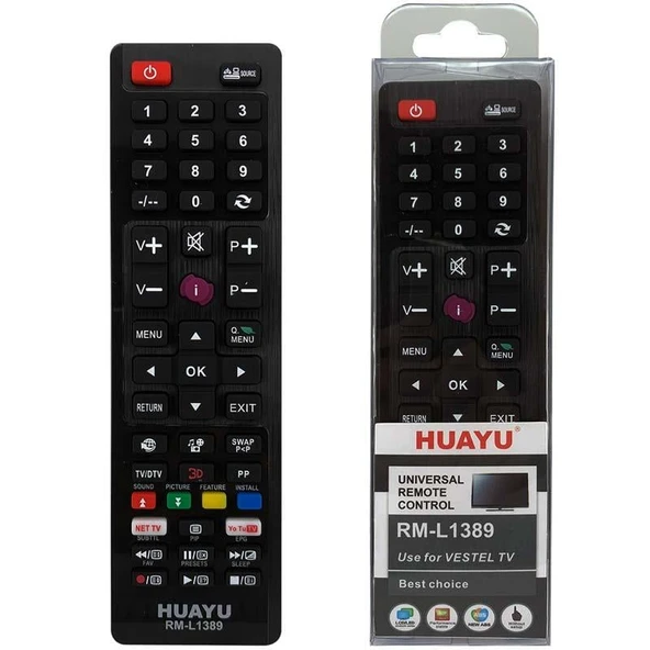 HUAYU RM-L1389 VESTEL UNIVERSAL TV KUMANDA - 4