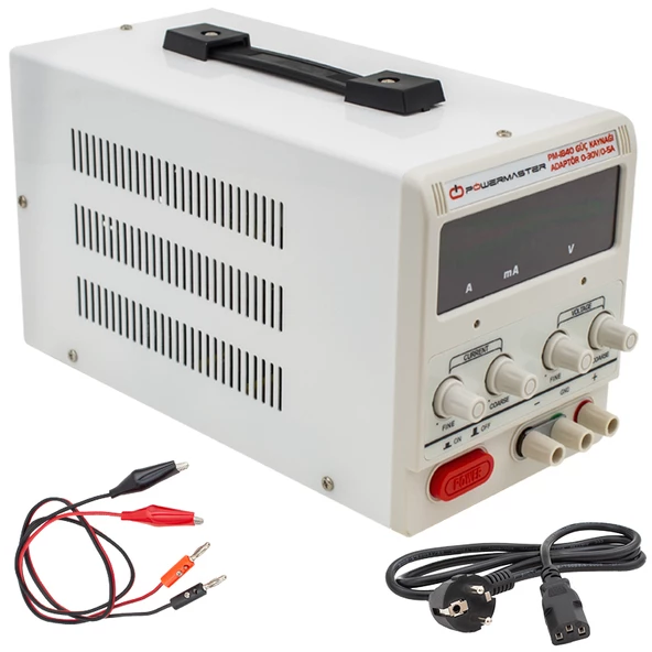 Powermaster PM-1840 0-30V - 0-5A Güç Kaynağı Adaptör - 1
