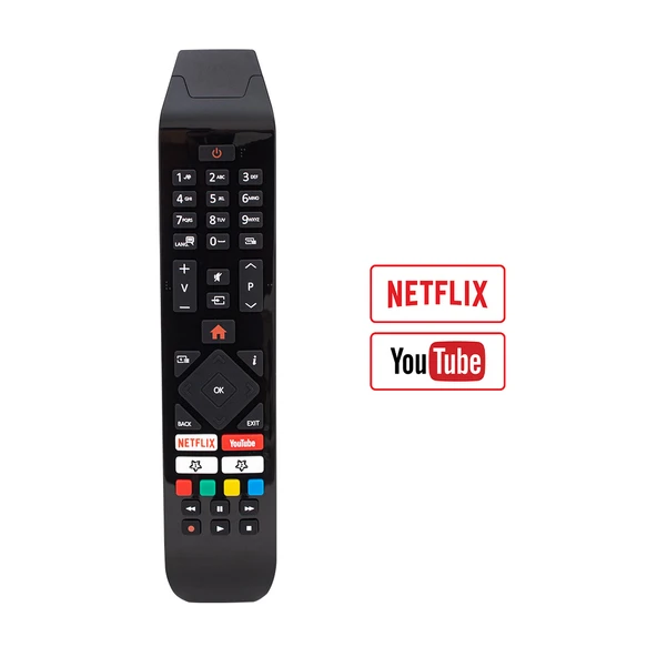 Ayt Vestel Rc43140 Uyumlu Netflix Youtube Tuşlu Lcd Led Tv Kumanda Uzaktan Kumanda - Resim 2