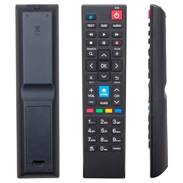 Ayt Tivibu Home+Tv Apps Tuşlu Uydu Alıcı Kumandası Uzaktan Kumanda - Resim 3