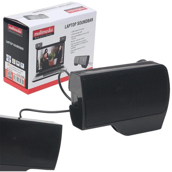 Ayt Magicvoice MV-19294 Mini 1+1 Usb Laptop Notebook Hoparlör 2x3 Watt Pc Bilgisayar Yanı Hoparlör - 12