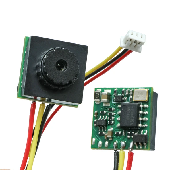 Ayt Hello HL-19305 3.6Mm 800 Tvl 1x4 Sensör Mikrofonlu Mini Kamera Dvr Kayıt Cihazı İçin Giz li Kamera - 6