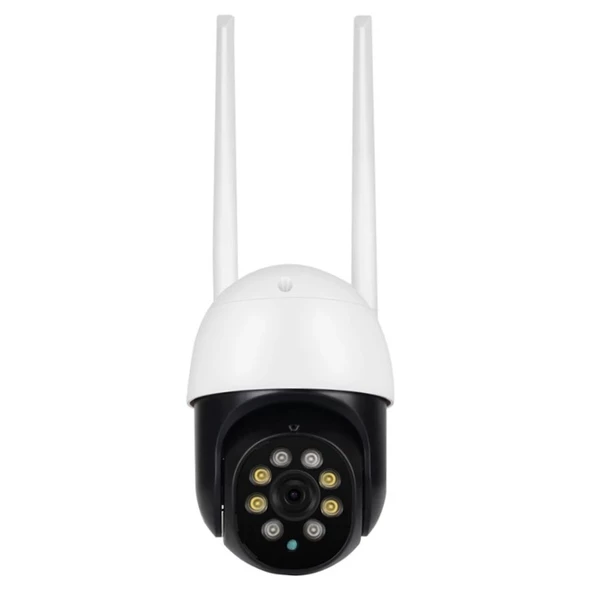 Powermaster Pm-19468 1080P Sese Işığa Duyarlı Su Geçirmez Trailer Kamera İç Ve Dış Mekan İp Wifi Güvenlik Kamerası
