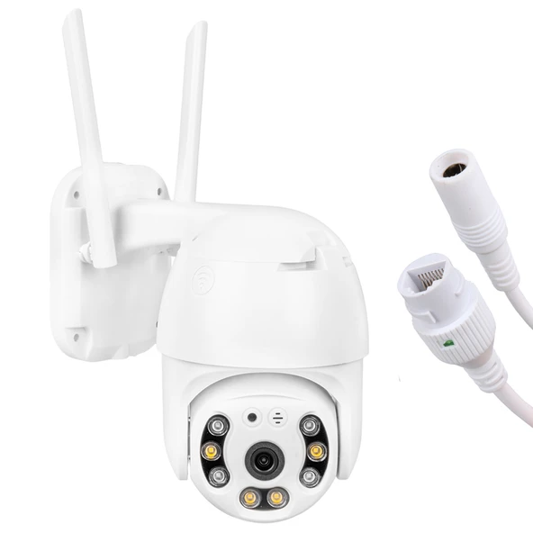 Powermaster Pm-19468 1080P Sese Işığa Duyarlı Su Geçirmez Trailer Kamera İç Ve Dış Mekan İp Wifi Güvenlik Kamerası - 4