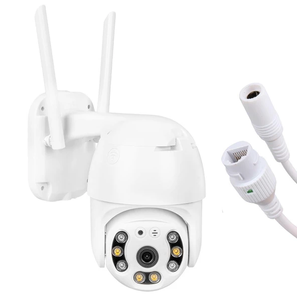 Powermaster Pm-19468 1080P Sese Işığa Duyarlı Su Geçirmez Trailer Kamera İç Ve Dış Mekan İp Wifi Güvenlik Kamerası - 7