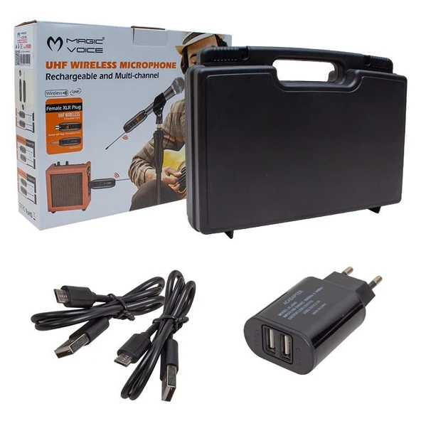 Ayt Magicvoice Mv-19589 Mini Kablosuz Enstrüman Mikrofonu Uhf Kablosuz Mikrofon - 9