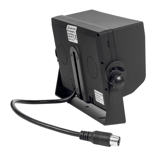Powermaster Dokunmatik Tuş Takım Quad 4 Yollu 4 e Bölünebilen Ekran Araç Monitör Tır Servis Aracı Monitör Ekranı - 5