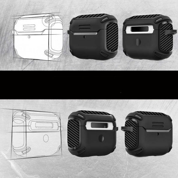 Apple Airpods Pro Kılıf Zore Airbag 26 Silikon - 5