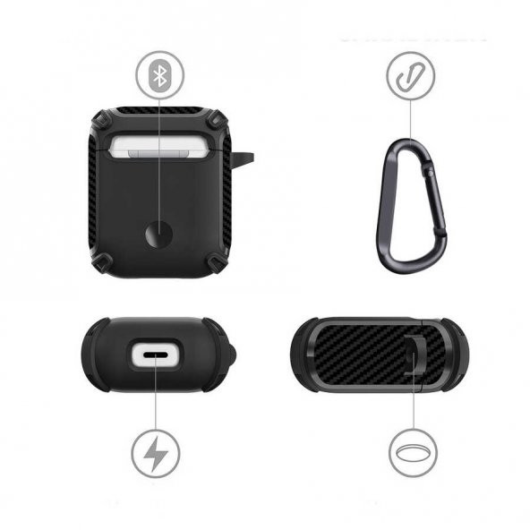 Apple Airpods Kılıf Zore Airbag 26 Silikon - 9