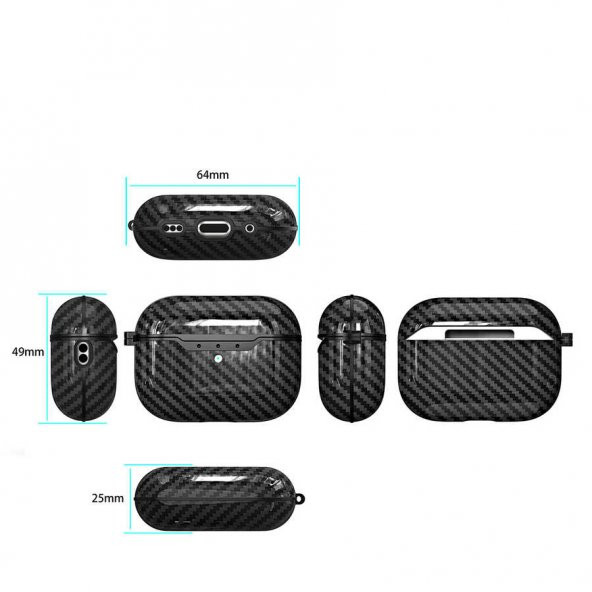 Apple Airpods Pro 2 Kılıf Zore Airbag 04 Silikon - 7