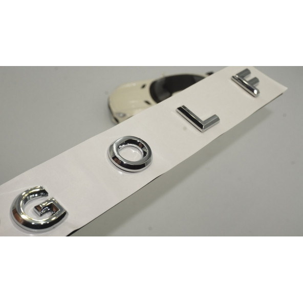 Volkswagen Golf Bagaj 3M 3D Yeni Nesil Krom ABS Yazı Logo Amblem ürün görseli