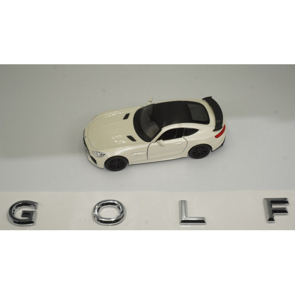 Volkswagen Golf Bagaj 3M 3D Yeni Nesil Krom ABS Yazı Logo Amblem - Resim 3