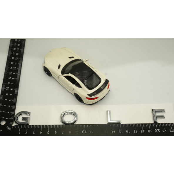 Volkswagen Golf Bagaj 3M 3D Yeni Nesil Krom ABS Yazı Logo Amblem - Resim 5