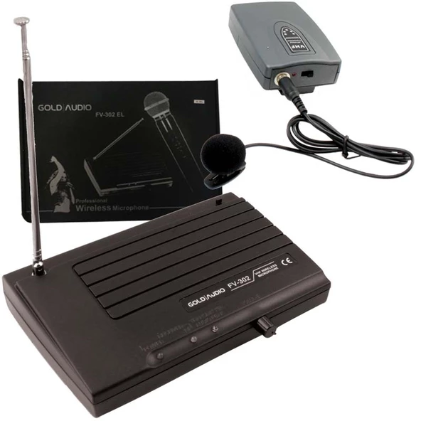 Ayt Gold Audio FV-302 Yaka Telsiz Mikrofon - 2