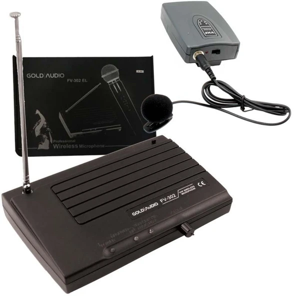 Ayt Gold Audio FV-302 Yaka Telsiz Mikrofon ürün görseli