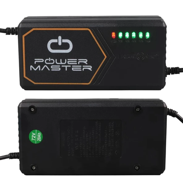 Ayt Powermaster Pm-31125 72 Volt 20 Amper Elektrikli Bisiklet Scooter Şarj Cihazı Aleti C16 Uçlu - 11