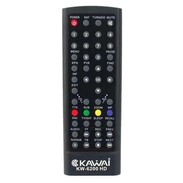 KR KAWAİ KW-6200 HD UYDU KUMANDASI (31808=31533) - 3