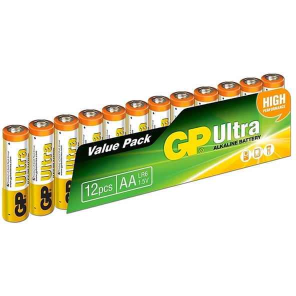 GP 15AU 12'li Paket Alkalin Kalem Pil - 2
