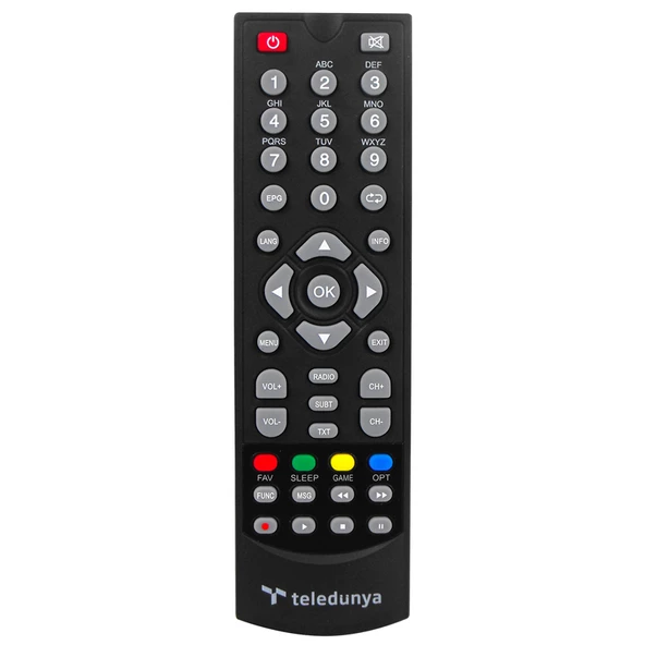 Weko Teledünya 8800 HD Uydu Alıcı Kumandası ürün görseli 1