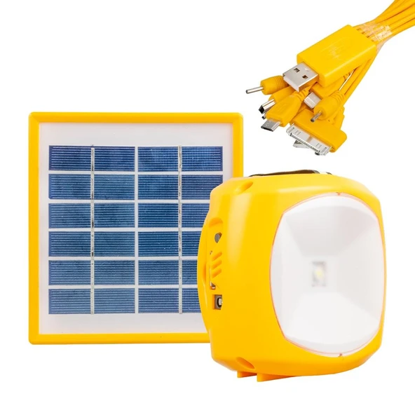Powermaster Pm-33399 Taşınabilir Şarjlı Solar Işıldak Aydınlatma Seti Kamp Aydınlatması Işıldak El Feneri - 6