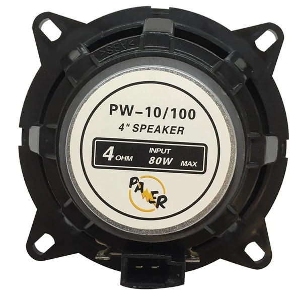 POWERMASTER PW-10/100 4 OHM 80 WATT 10 CM TEKLİ OTO HOPARLÖR - 2