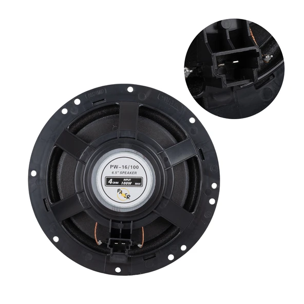 Powermaster 4 Ohm 100 Watt 16 Cm Tekli Oto Hoparlör Soketli Araç Hoparlörü - 4
