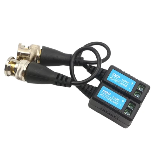 Ayt Powermaster PM-3895 MAX 600 Metre 5 MP HD-TVI CVI AHD CVBS Video Balun - 3