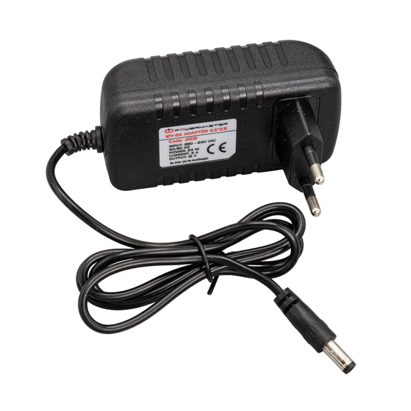 Powermaster 12 Volt 2 Amper Plastik Kasa Priz Tip Adaptör 5.5 2.5 Uç Modem Router Küçük Ev Aletleri Adaptörü Dvr Adaptör - 6