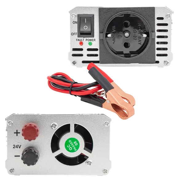 Powermaster 24 Volt 350 Watt 220 Volt Modified Sinus İnverter PM-4504 12v-220v Çevirici Dönüştürücü - 5