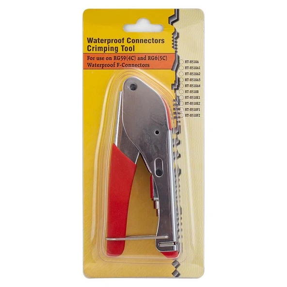 Powermaster PM-5073 F Sıkma Pensesi RG59-RG6 Digitürk Çakma Pensesi - 8