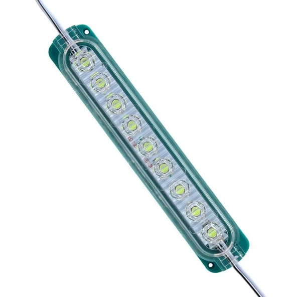 POWERMASTER MODÜL LED 24V 2.4W TEK RENK YEŞİL 14X32.5 MM 2835 - Resim 5