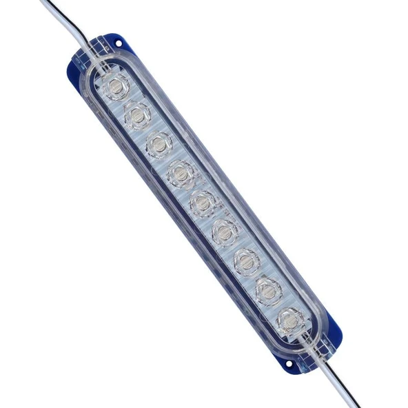 POWERMASTER MODÜL LED 24V 2.4W TEK RENK MAVİ 14X32.5 MM 2835 - Resim 5