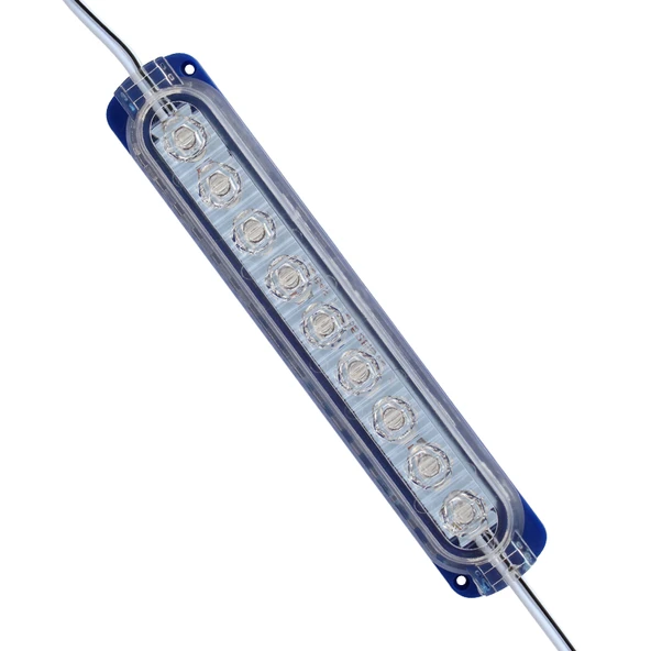 POWERMASTER MODÜL LED 24V 2.4W TEK RENK MAVİ 14X32.5 MM 2835 ürün görseli 1