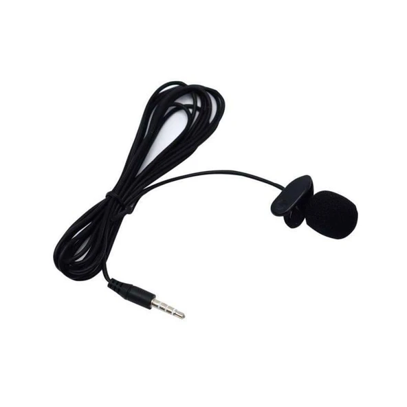 HELLO HL-5344 3.5 MM 3 BOĞUMLU AUX KABLOLU YOUTUBER YAKA MİKROFONU - 6