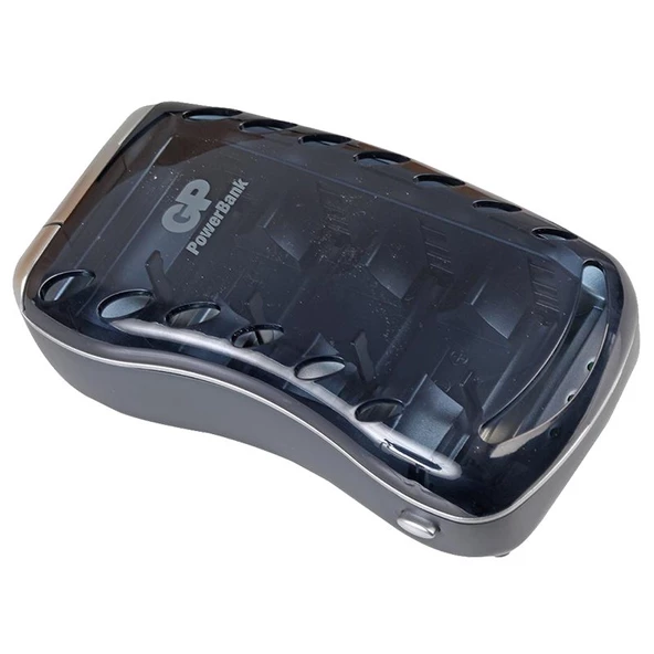 GP Universal AA-AAA-9V-C-D Boy Ni-Mh Powerbank Pil Şarj Cihazı PB19GSMTB-2GB1 - 2