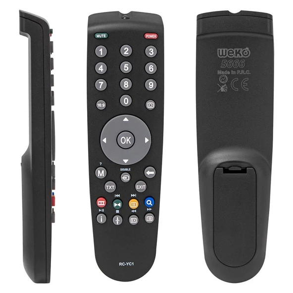 Weko Arçelik Beko Lcd Tv Kumandası Rc-Yc1 Uzaktan Kumanda ürün görseli 1