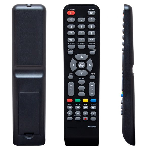 WEKO ONVO/NORDMENDE OV24101/OV32100/OV32101/OV39100/OV42200 LCD KUMANDA 2200-ED001NV1 - 2
