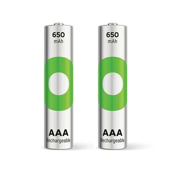 Gp Recyko 650 Mah R03 AAA Şarjlı 2'li İnce Kalem Pil - 2