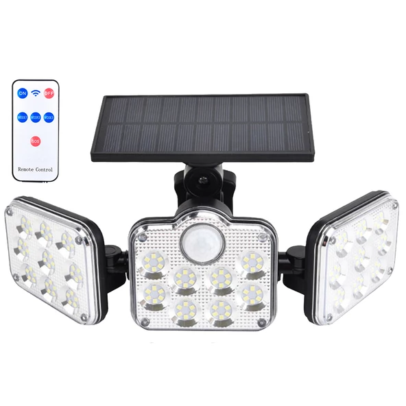 Ayt Powermaster Sensörlü 120 Ledli Solar Lamba FL-1727 Güneş Enerjili Bahçe Aydınlatması