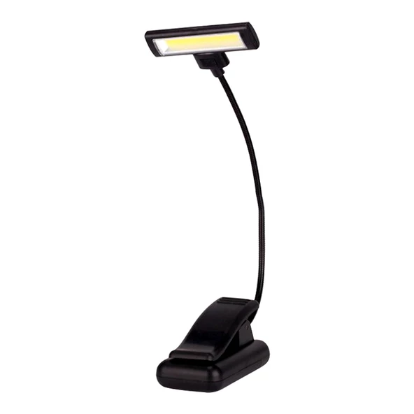 Powermaster 12 Volt T8 Led Lamba 30Cm Masa Lambası Akrobat Tutturmalı Aydınlatma Kitap Okuma Lambası Maşalı