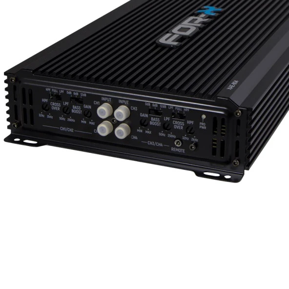 For-X XAE-804 Bass Kontrollü 300 Watt 4 Kanal Oto Amfi For-x Anfi Araç Ses Sistemi Anfisi Bass Kontrollü - 3