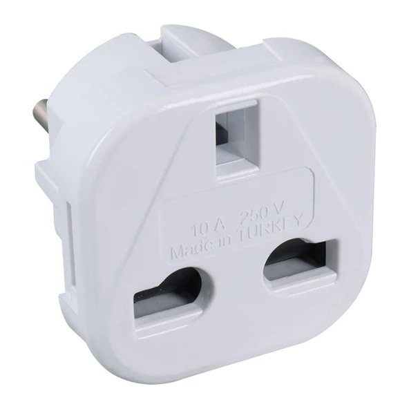 Ayt İngiliz Fiş Adaptör Standart Eu Türkiye Prize Çevirici Dönüştürücü - 3