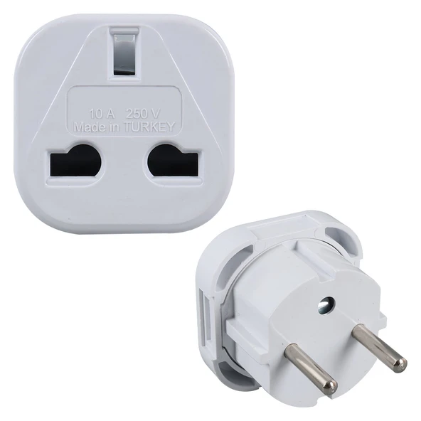 Ayt İngiliz Fiş Adaptör Standart Eu Türkiye Prize Çevirici Dönüştürücü
