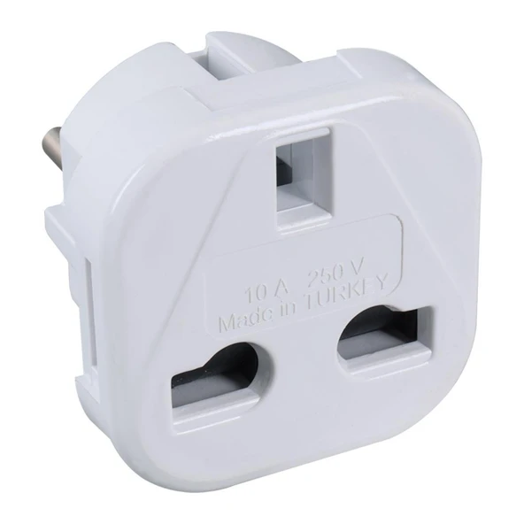 Ayt İngiliz Fiş Adaptör Standart Eu Türkiye Prize Çevirici Dönüştürücü - 8