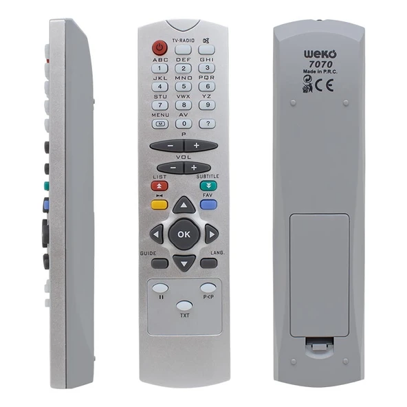 WEKO KR VESTEL TXT-2 4000 KALIP DIGITURK PAUSELİ UYDU KUMANDASI ürün görseli 1